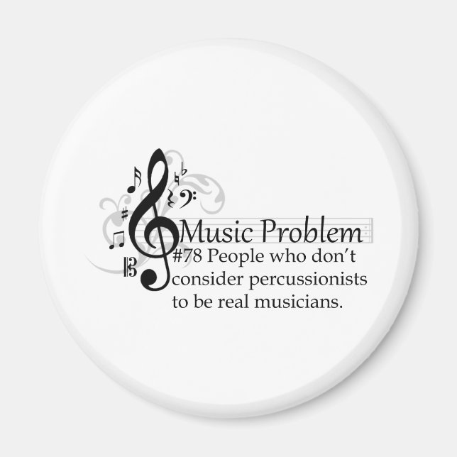 People who don’t consider percussionists magnet (Front)