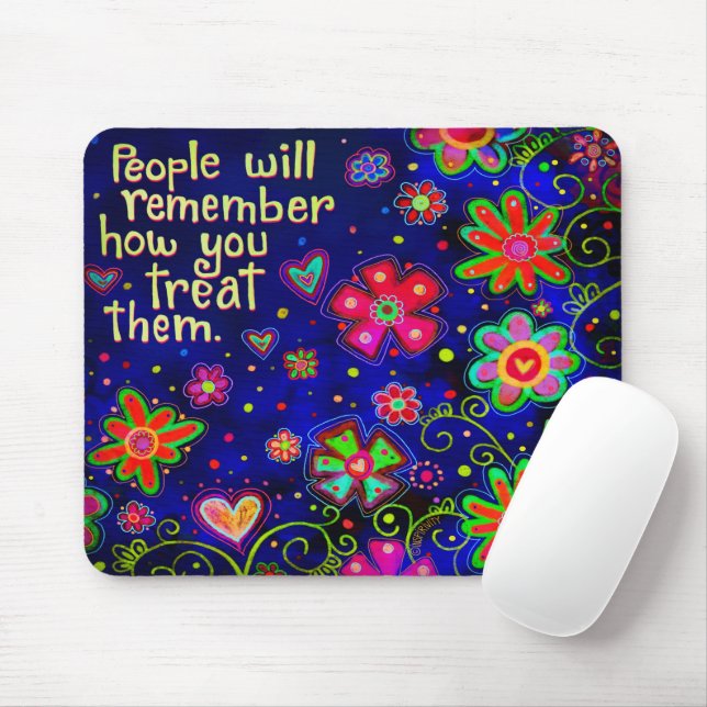 ‘People Will Remember...’ Inspirivity Mouse Pad (With Mouse)