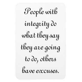 People with integrity magnet