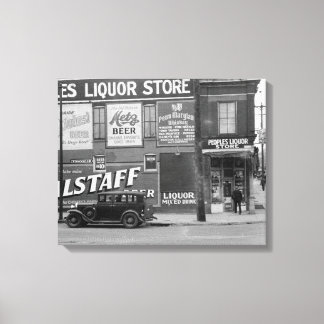 People's Liquor Store, 1938 Canvas Print