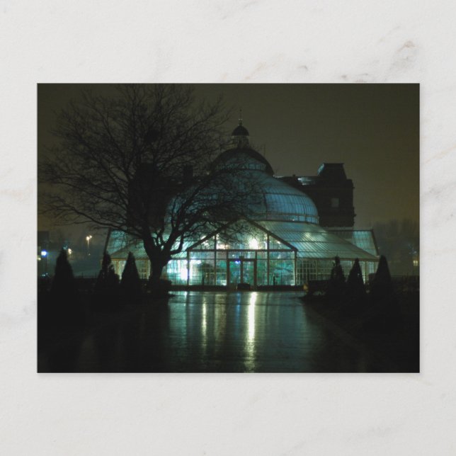 People's Palace at Night Postcard (Front)