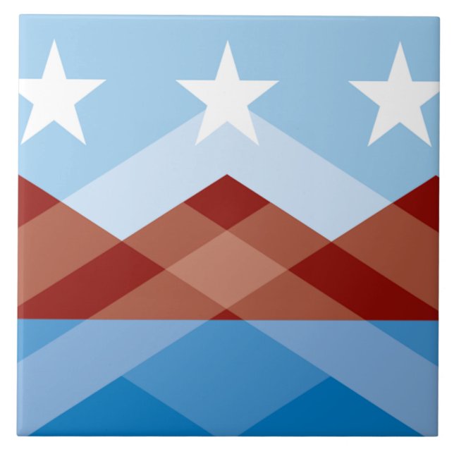 Peoria (Arizona) city flag Tile (Front)
