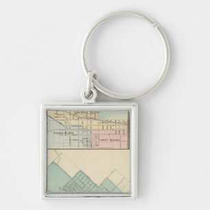 Peoria, Oneida, Knoxville and Dallas Keychain