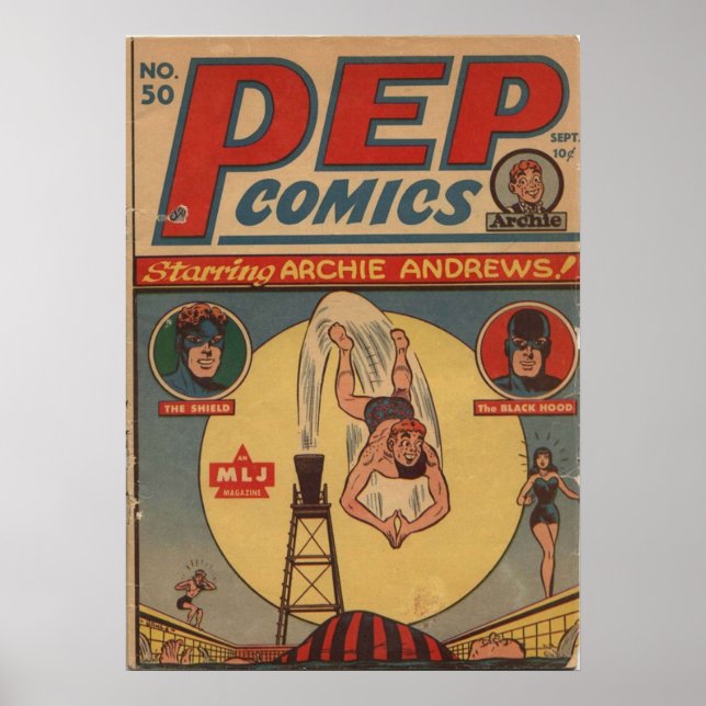 Pep Comics 50 1944 Poster (Front)