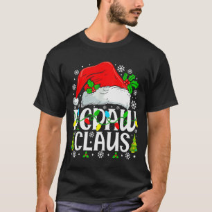 Pepaw Claus Funny Christmas Family Matching  T-Shirt