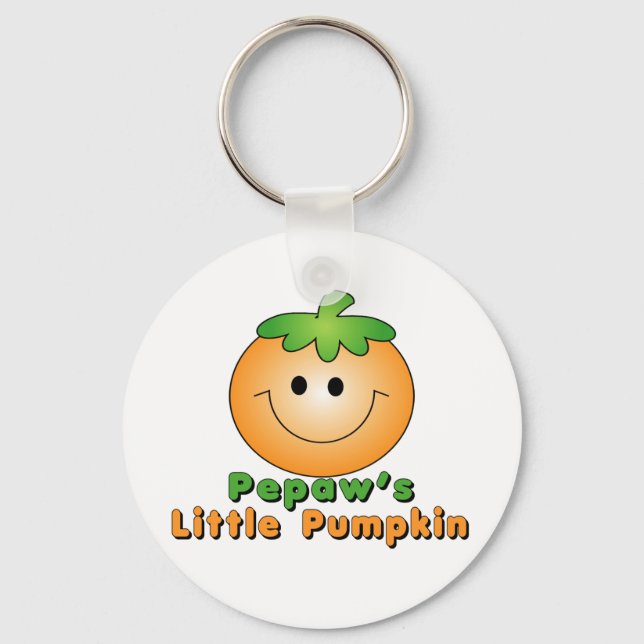 Pepaw Little Pumpkin Keychain (Front)
