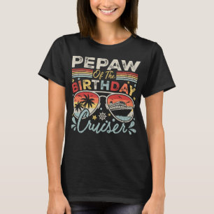 Pepaw of the Birthday Cruiser Vacation Women T-Shirt