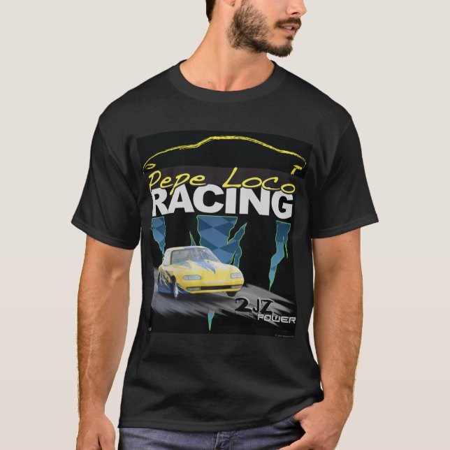 PEPE LOCO EMBALLANT le T-shirt noir (Devant)