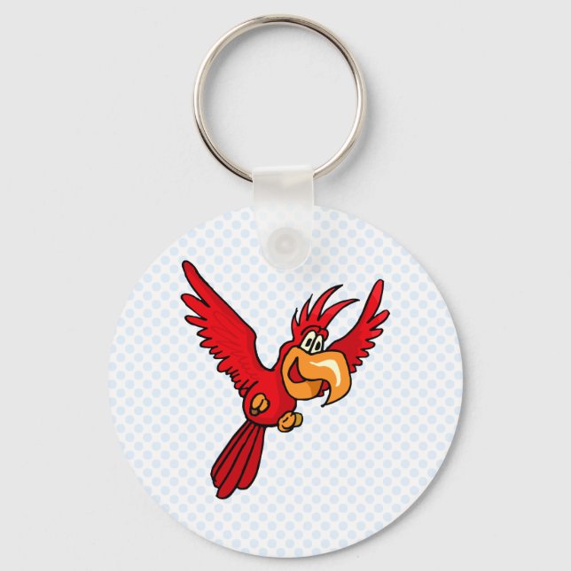 Pepe Parrot Keychain (Front)