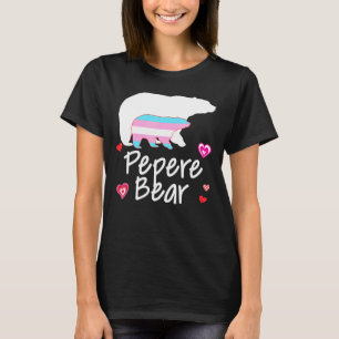 Pepere Lgbt Bear Transgender Rainbow Lgbt Gay Lesb T-Shirt
