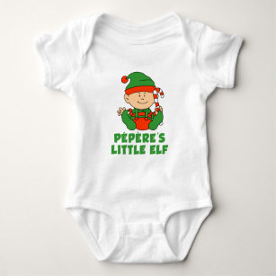 Pepere's Little Elf Baby Bodysuit