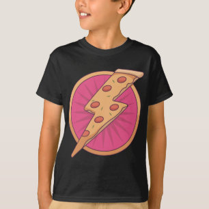 Peperoni pizza slice in the shape of lightning T-Shirt