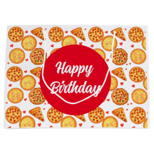 Peperroni ,Cheese And Margherita Pizza Large Gift Bag