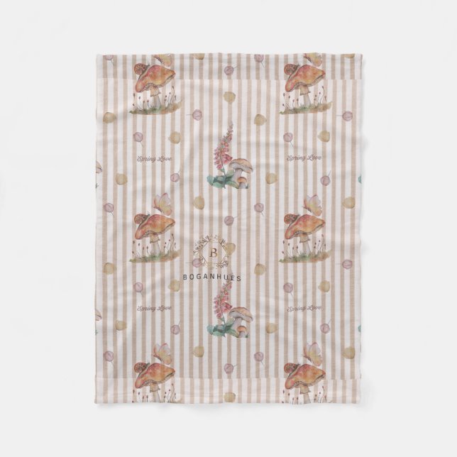 Pépinière florale imprimer couverture bébé (Devant)