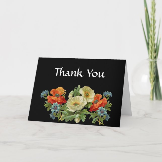 Pépites et Cornflowers Personnalisé Merci Cartes (Devant)