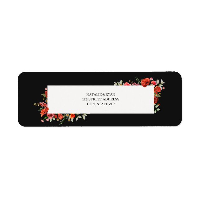Pépites et Fleur sauvage Mariage foncé (Devant)