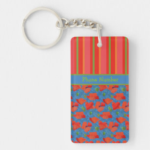 Pépites, Stripes : Porte - clé Oblong Chic