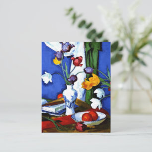Peploe - Tulips and Fruit, Postcard