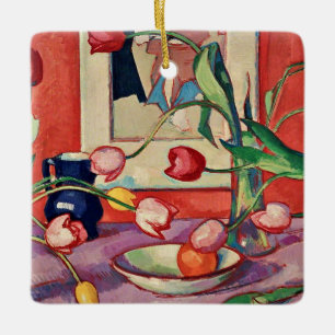 Peploe - Tulips, The Blue Jug Ceramic Ornament