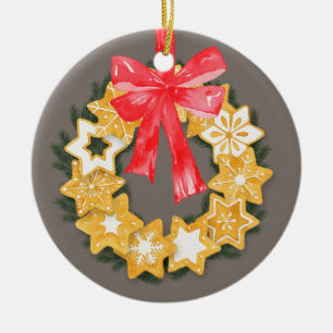 Pepparkakor Christmas Ceramic Ornament