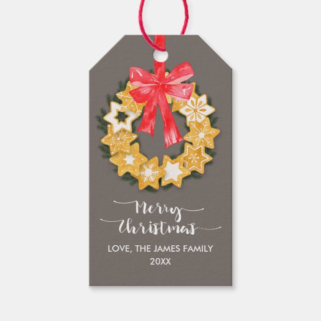 Pepparkakor Christmas Gift Tags (Front)