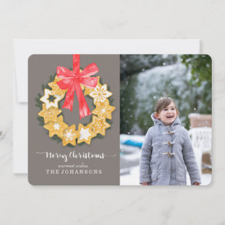 Pepparkakor Christmas Photo Holiday Card