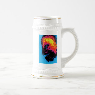 pepper and plastic silenced beer stein