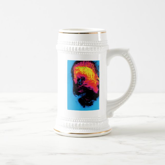 pepper and plastic silenced beer stein (Right)