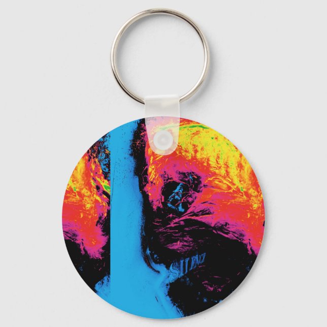 pepper and plastic silenced keychain (Front)