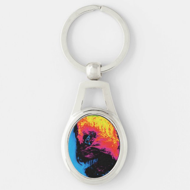 pepper and plastic silenced keychain (Front)