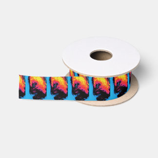 pepper and plastic silenced satin ribbon