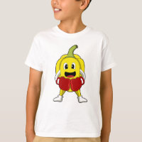 Pepper as Boxer with Boxing gloves