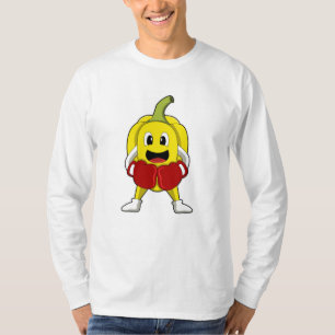 Pepper as Boxer with Boxing gloves T-Shirt