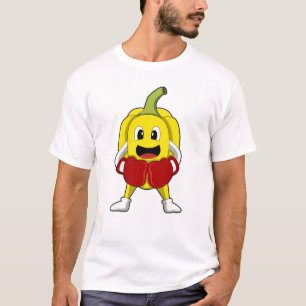 Pepper as Boxer with Boxing gloves T-Shirt