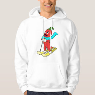 Pepper as Skier with Ski Hoodie