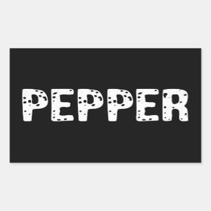 Pepper Costume - Couple Salt And Pepper Costume Sticker