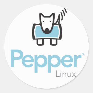 Pepper Linux Classic Round Sticker