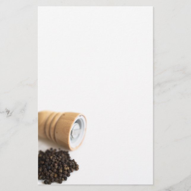 Pepper mill stationery (Front)