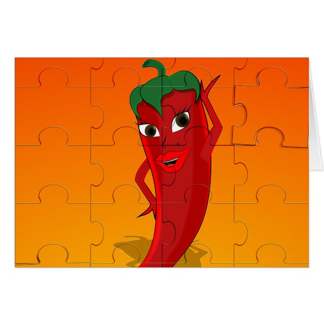 Pepper Rouge Diva Puzzle (Devant horizontal)