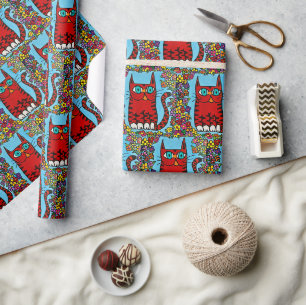 Pepper the cat Wrapping Paper