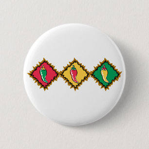 Pepper Trio 2 Inch Round Button