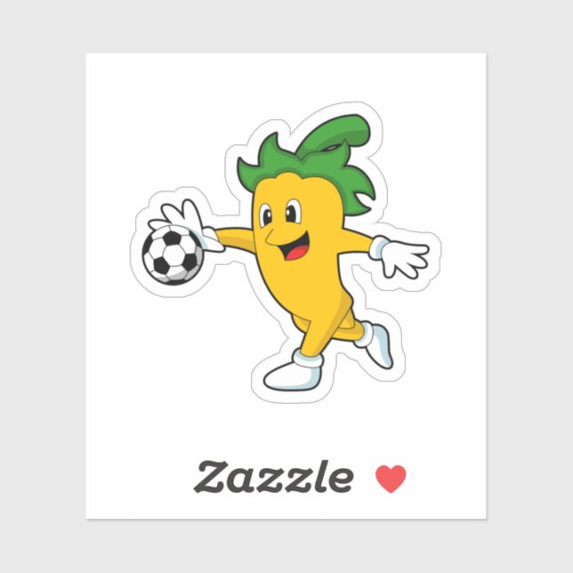 Pepper Vegan as Soccer player with Soccer.PNG (Sheet)