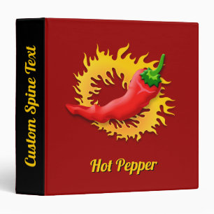 Pepper with flame binder