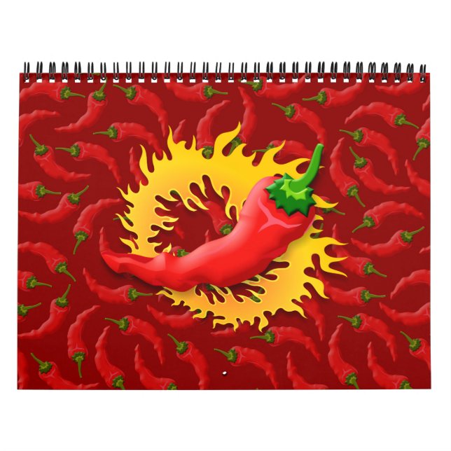 Pepper with flame calendar (Cover)