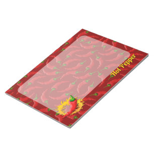 Pepper with Flame Notepad