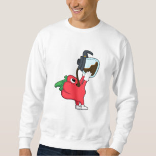 Pepper with Pot of Coffee Sweatshirt