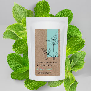 Peppermenthe biologique Tea de Herbal Kraft Étique