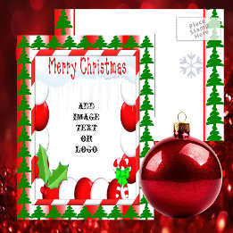 Peppermenthe Christmas Photo Ready Carte postale