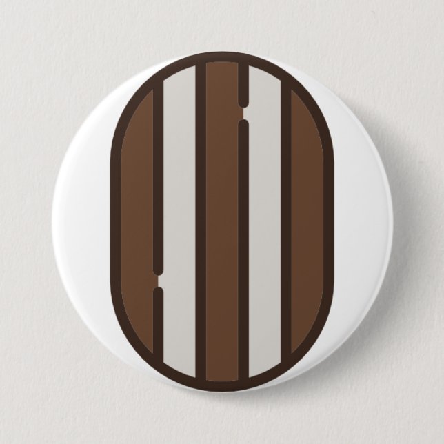 peppermint 3 inch round button (Front)