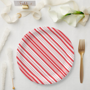 Peppermint 9" Paper Plates